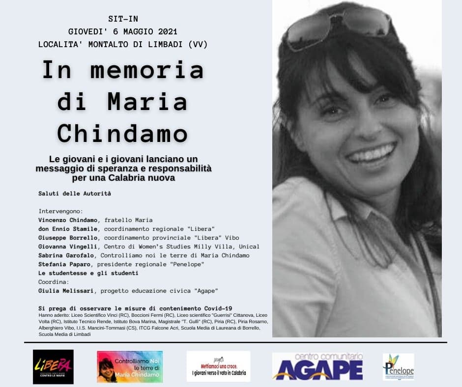 Sit-in del 6 maggio per Maria Chindamo
